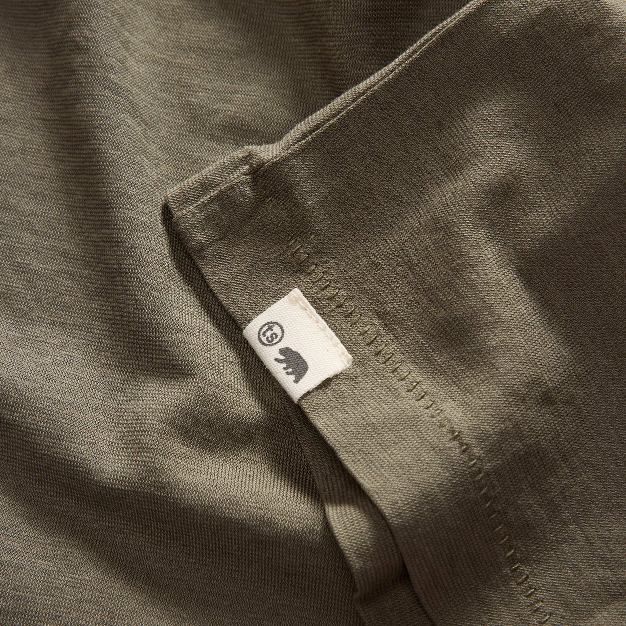 The Cotton Hemp Tee in Olive