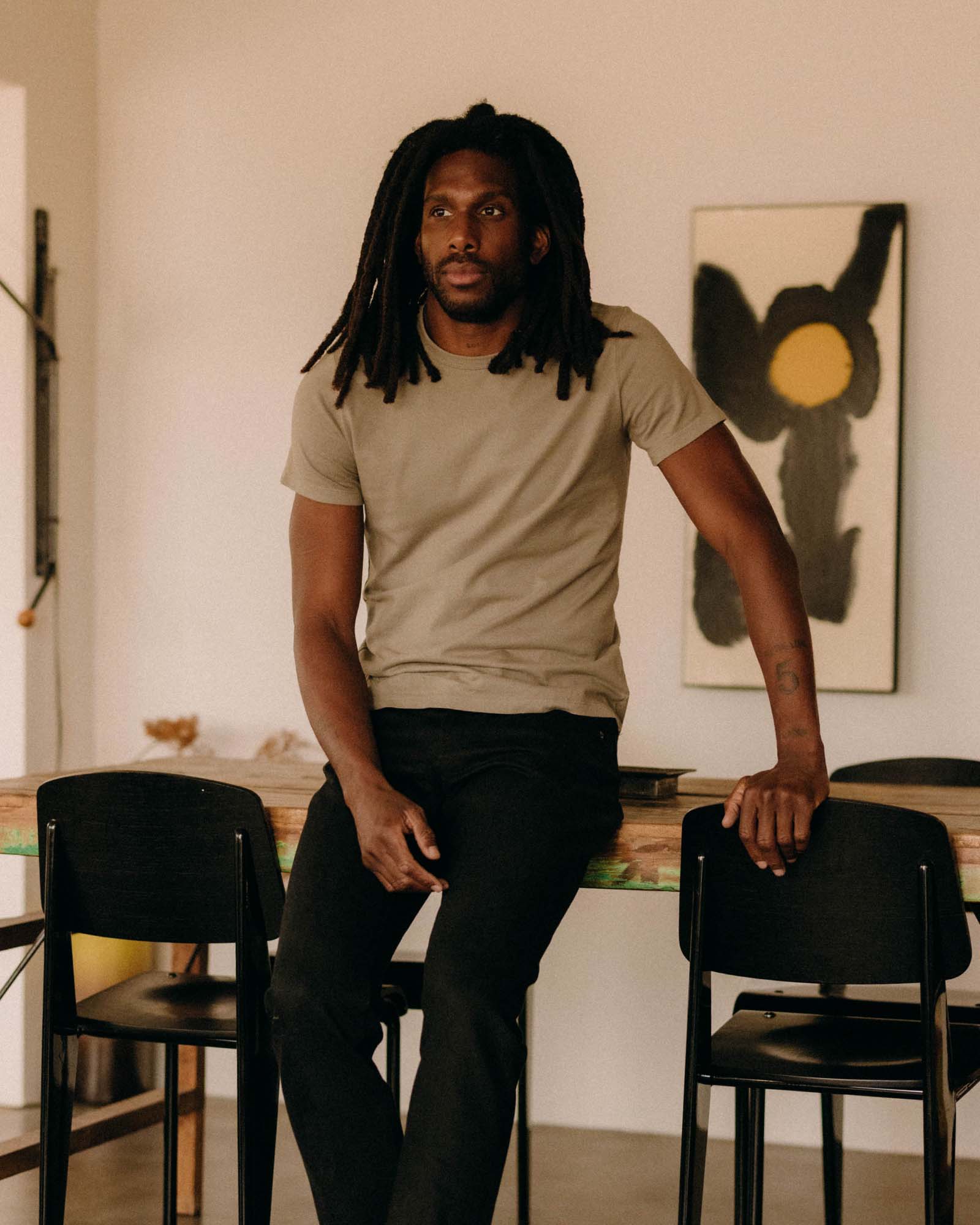 The Organic Cotton Tee in Sage