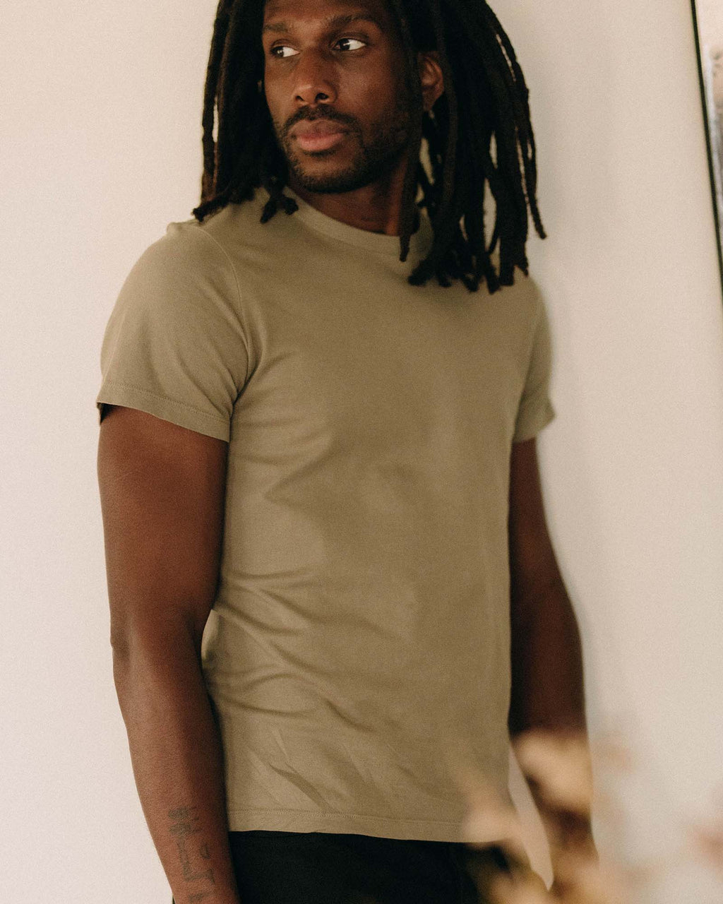 The Organic Cotton Tee in Sage