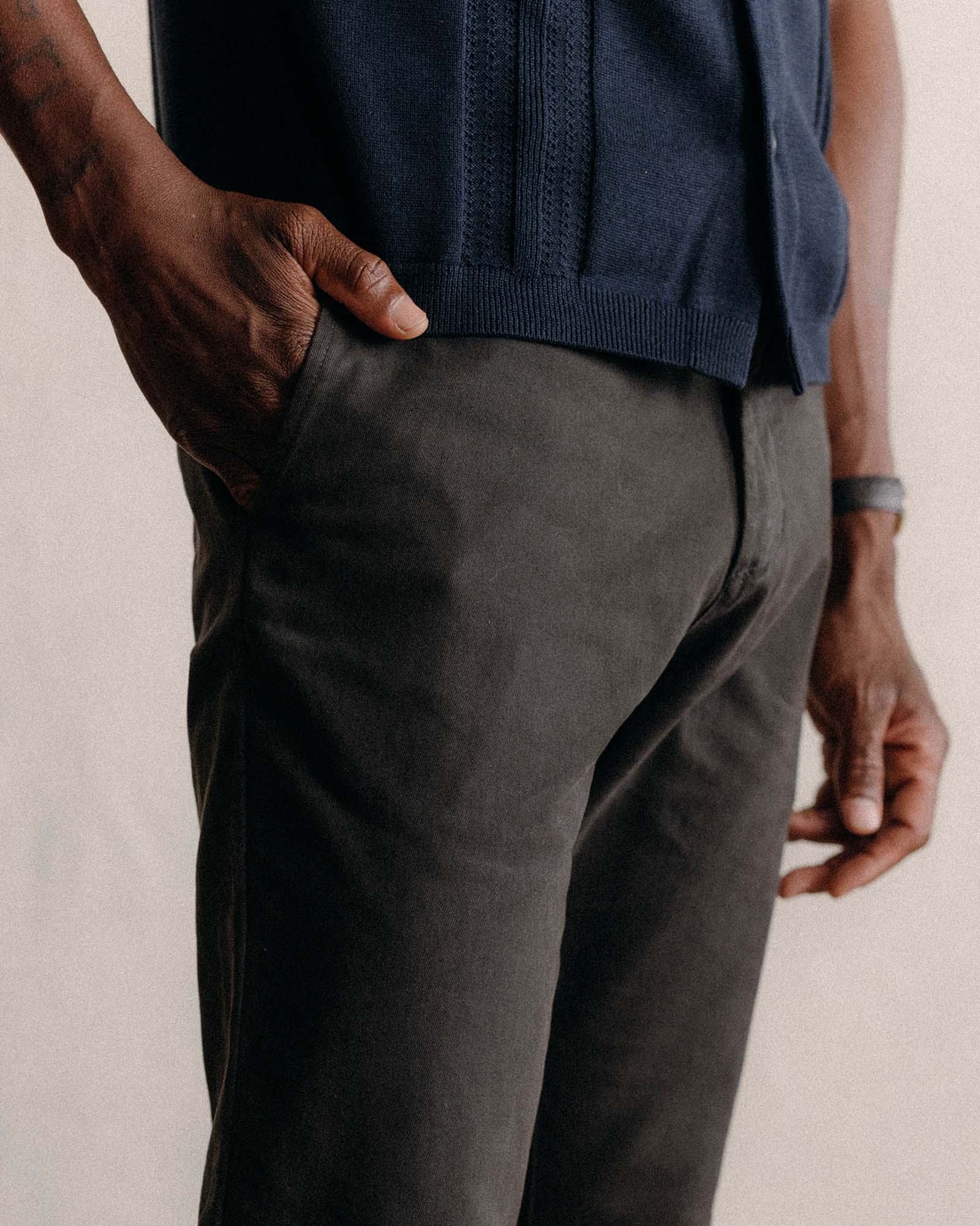 The Democratic Foundation Pant in Organic Faded Black