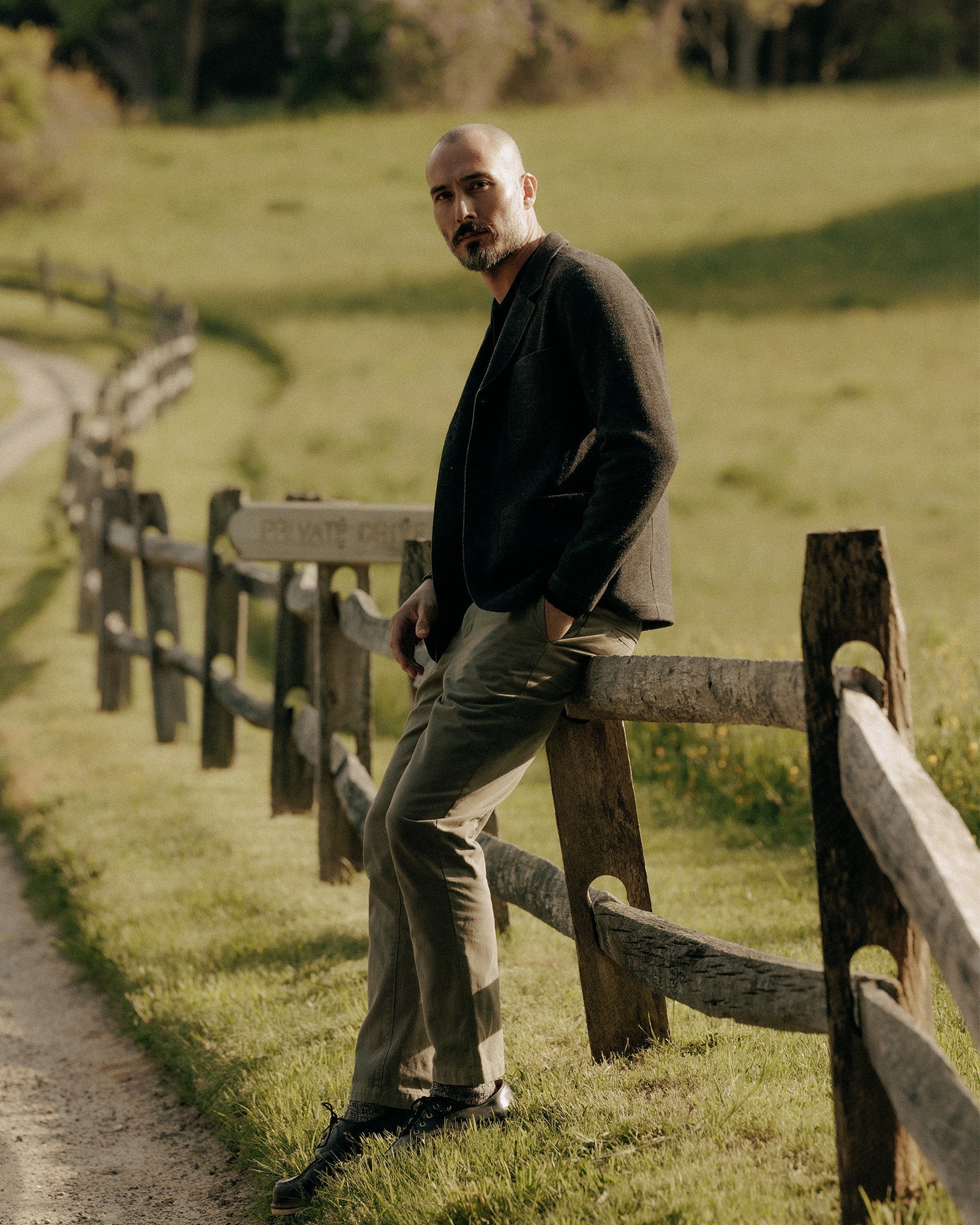 The Democratic Foundation Pant in Organic Smoked Olive