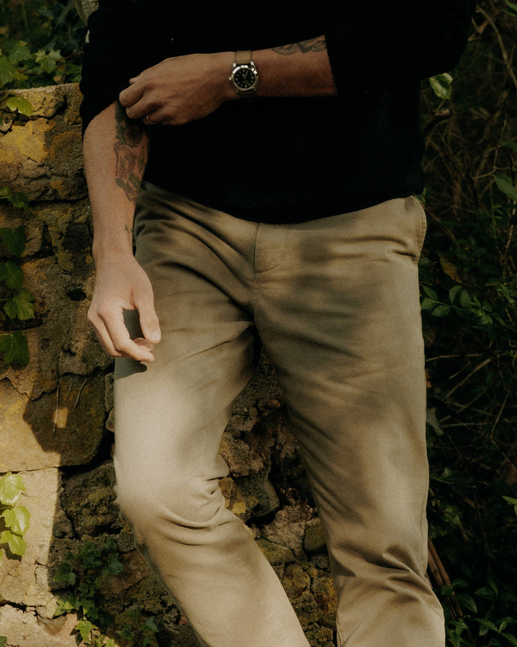 The Democratic Foundation Pant in Organic Smoked Olive