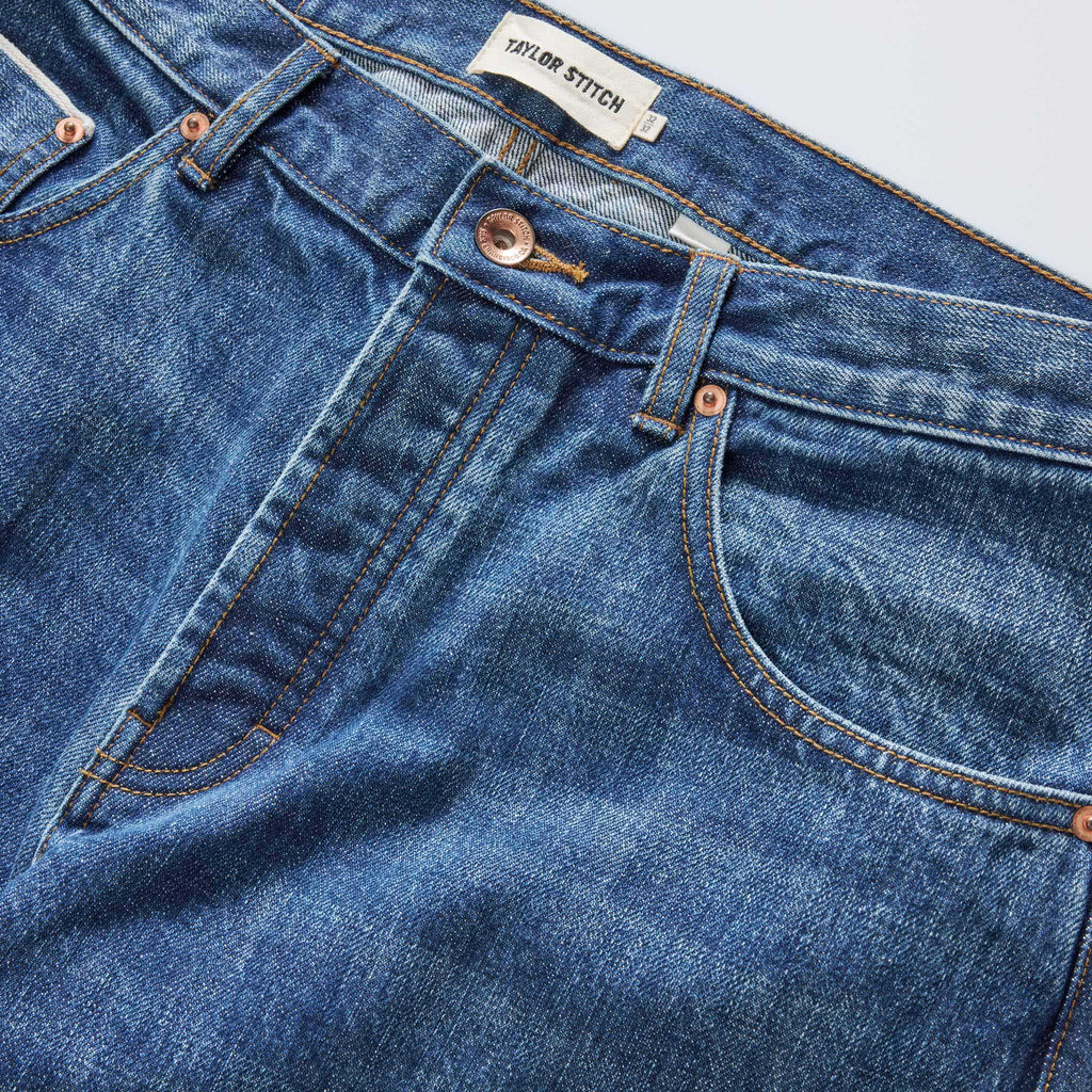 The Democratic Jean in Mid Wash Organic Selvedge