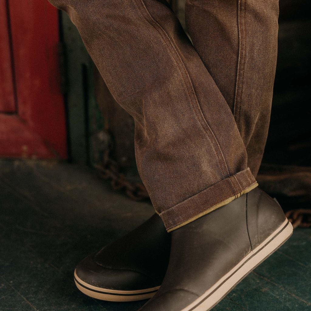 The Camp Pant in Aged Penny Chipped Canvas