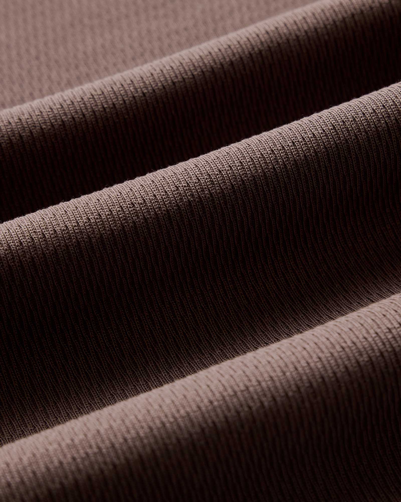 The Organic Cotton Short Sleeve Crew in Fatigue Olive Waffle