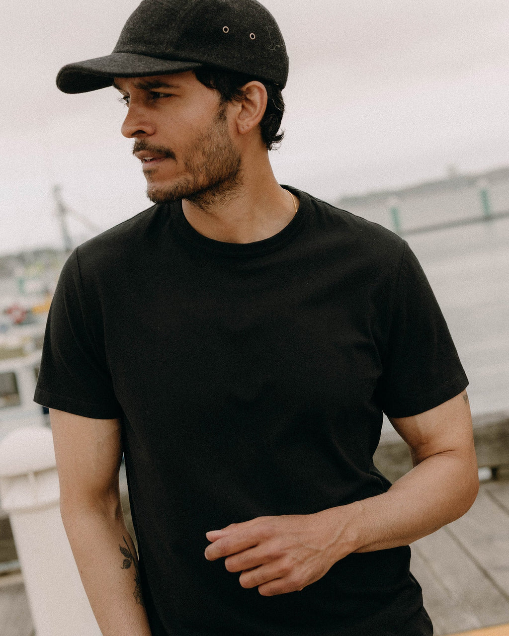 The Organic Cotton Tee in Black