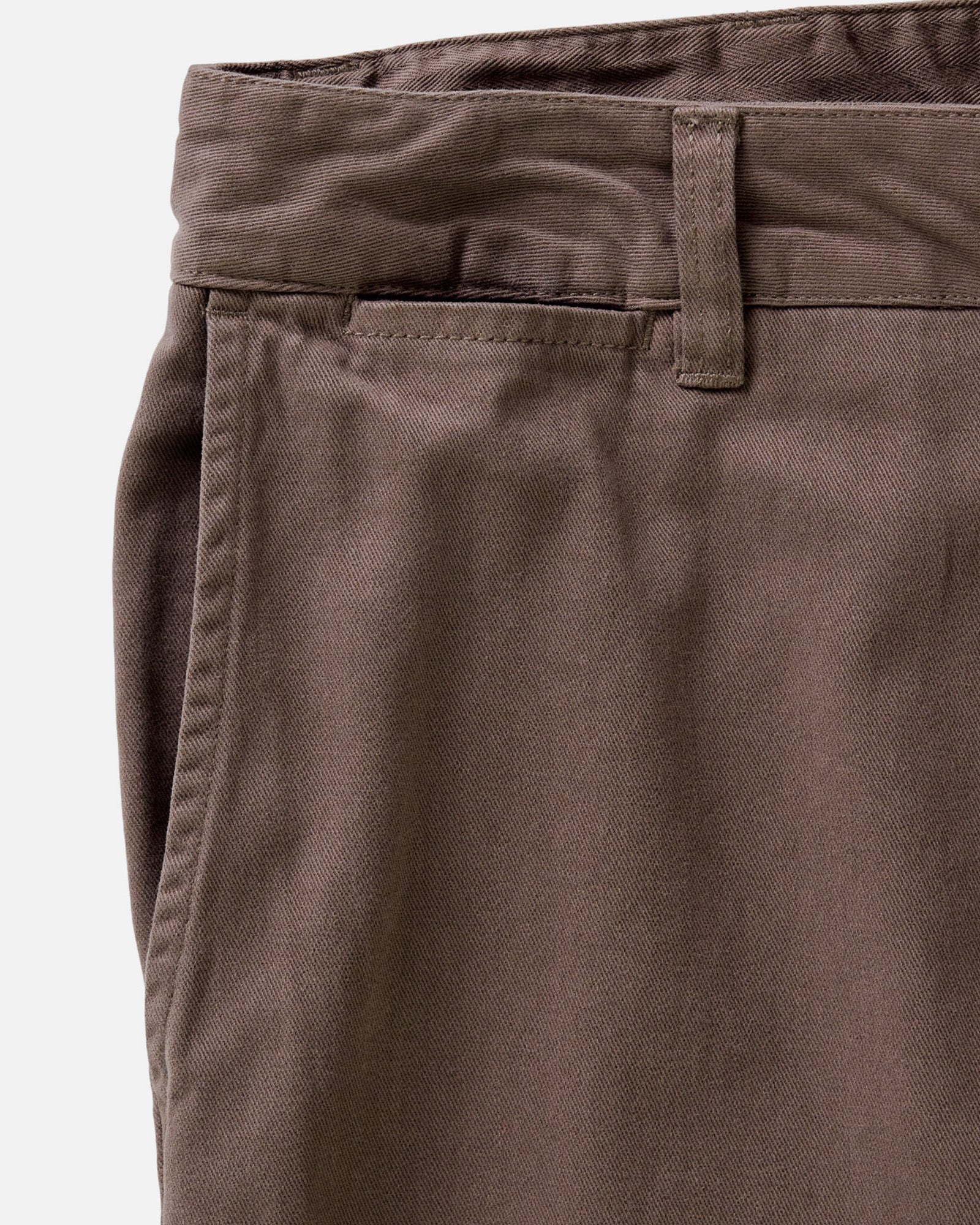 The Slim Foundation Pant in Organic Espresso