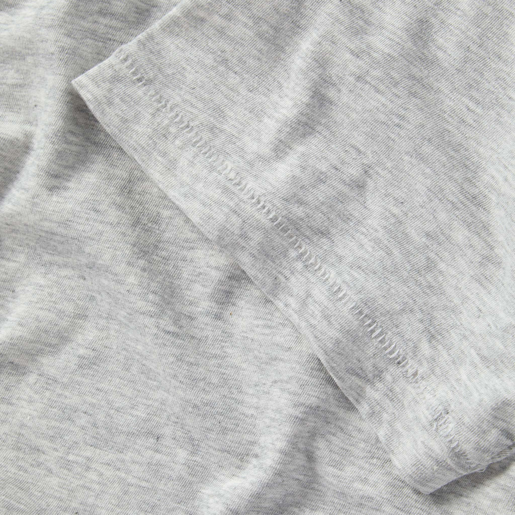 The Cotton Hemp Tee in Heather Grey